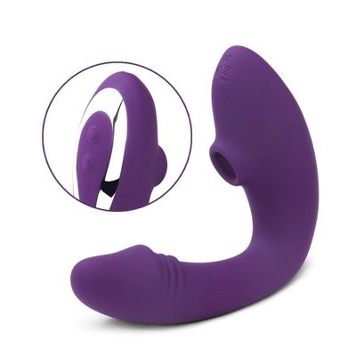TRỨNG RUNG Hình DƯƠNG VẬT MARY SUCKING Có máy hút hột Cao cấp Chính Hãng