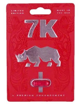 Viên uống cao cấp tinh chất thiên nhiên dành cho phái mạnh Rhino 7K PREMIUM ENHANCEMENT 1 Viên