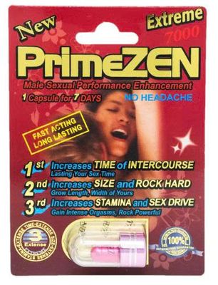 Viên uống tăng cường sinh lý nam Prime Zen Extreme 7000 Red New cao cấp 1 Viên 7 Ngày