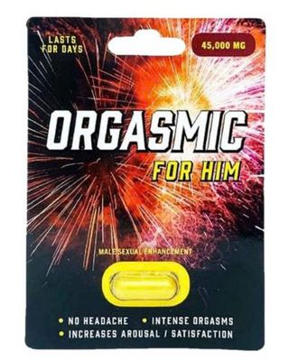 Viên uống cao cấp tinh chất thiên nhiên dành cho phái mạnh Orgasmic For Him 45000mg 1 Viên