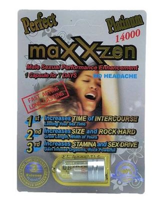 Viên uống cao cấp tinh chất thiên nhiên dành cho phái mạnh Maxxzen Platinum 14000mg 1 Viên