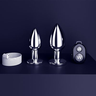 Trứng rung hậu môn Inox BUTT PLUG KIM LOẠI RUNG Điều khiển từ xa cao cấp chính hãng