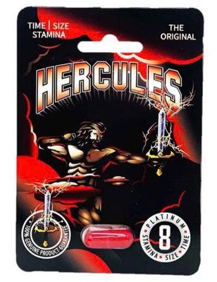 Viên uống cao cấp tinh chất thiên nhiên dành cho phái mạnh Hercules Red THE ORIGINAL 1 Viên