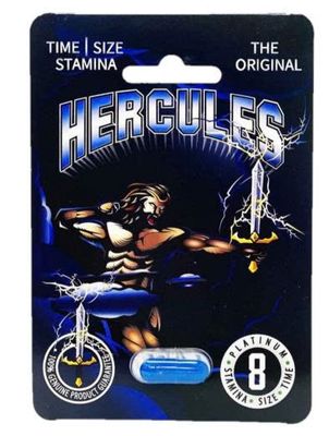Viên uống tăng cường sinh lý nam Hercules Blue THE ORIGINAL cao cấp 1 Viên 7 Ngày