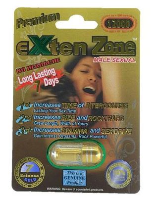 Viên uống cao cấp tinh chất thiên nhiên dành cho phái mạnh Exten Zone 12000mg 1 Viên
