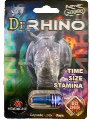 Viên uống cao cấp tinh chất thiên nhiên dành cho phái mạnh Dr Rhino 50000mg 1 Viên