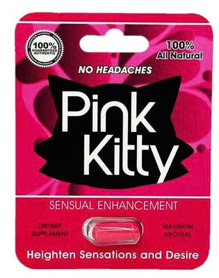 Viên uống cao cấp tinh chất thiên nhiên dành cho phái nữ Pink Kitty Sensual Enhancement 1 Viên