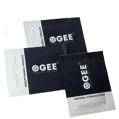 Khăn Lau Kéo Dài Khử Mùi Gee Dành Cho Nam Giới 10 Gói - Kiểm Soát Tình Trạng Xuất Tinh Sớm Dễ Dàng
