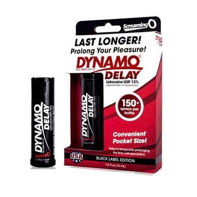 Chai Xịt Kéo Dài Thời Gian Dành Cho Nam Giới Dynamo - 15ml - Black
