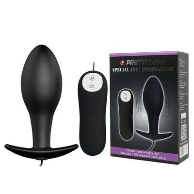Phích Cắm Massage Hậu Môn Hỗ Trợ Giải Tỏa Sinh Lí Nam Nữ Cao Cấp Pretty Love Special Stimulation ( 12 tần số rung, có điều khiển )