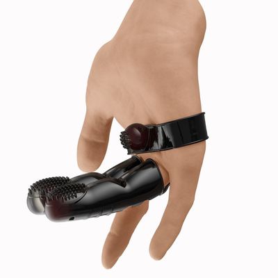 Bao Ngón Tay 2 Ngón Có Rung Gai Và Điều Khiển Từ Xa Ergonomic Gold Nhiều Chế Độ Chính Hãng Cao Cấp