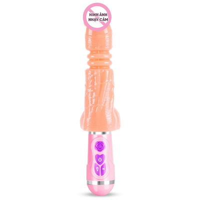 Dương vật Dildo Mizzzee Mr Diamond rung nhiều chế độ , nhiệt độ và thụt có tay cầm cao cấp