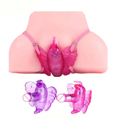 DV Giả Mini Butterfly, Kích Thích Nữ Giới ( Có Dây Đeo, Nhiều Tần Số Rung )