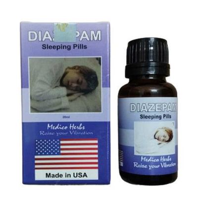 (Đặc biệt không mùi) Nước hỗ trợ ngủ ngon dành cho nam và nữ Diaazepam Purple 20ml Chính Hãng