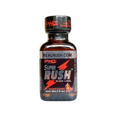 Chai hít tăng khoái cảm Popper Super Rush Original Black Label 30ml Chính hãng Mỹ