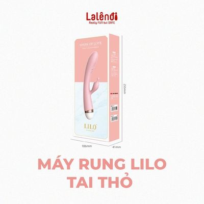 Máy massage cao cấp dành cho nữ giới giải toả  Lilo Tai Thỏ nhiều chế độ rung chính hãng