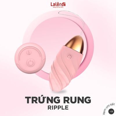 Trứng Ripple massage cao cấp dành cho nữ giới giải toả  nhiều chế độ rung chính hãng