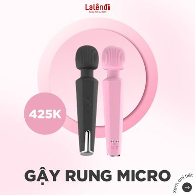 Chày massage cao cấp dành cho nữ giới giải toả hình dạng Gậy Micro nhiều chế độ rung chính hãng 