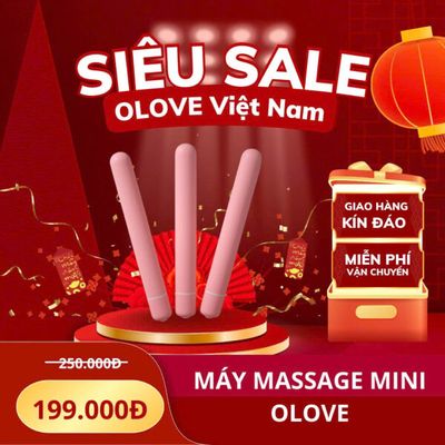 Máy Rung Massage Tăng Khoái Cảm Mini OLOVE Chính Hãng