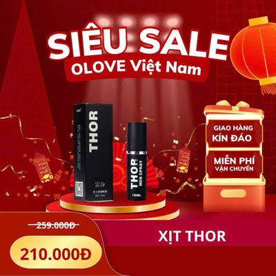 Chai Xịt Kéo Dài Thời Gian Thor Chính Hãng