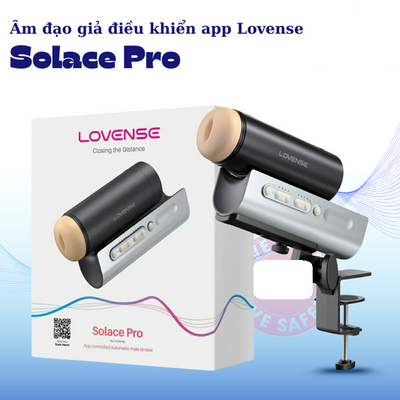 Âm Đạo Giả Tăng Khoái Cảm Lovense Solace Pro Điều Khiển App Chính Hãng