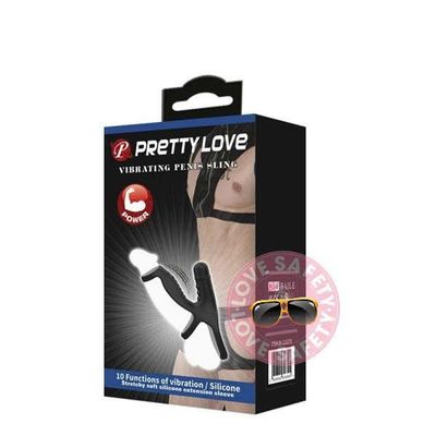 Vòng Rung Tăng Khoái Cảm Pretty Love Sling 10 Chế Độ Rung
