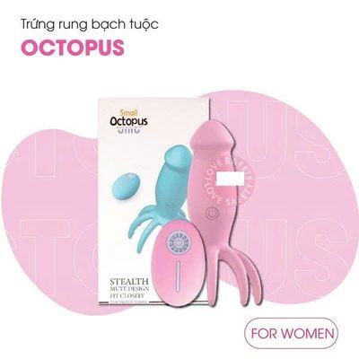Trứng Rung Bạch Tuộc Octopus 10 Chế Độ Rung Chính Hãng