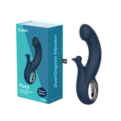 Dương Vật Giả Kissen Fury Có Nhánh 10 Chế Độ Rung 377185