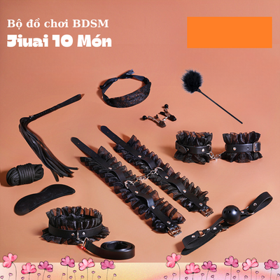 Bộ Dụng Cụ Bạo Dâm Jiuai Set 10 Món BDSM cho nữ giới chính hãng