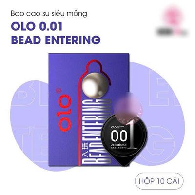 Bao Cao Su OLO 0.01 Bead Entering - Siêu Mỏng, Bi Tăng 3cm - Hộp 10 Cái 377937