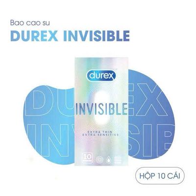Bao Cao Su Siêu Mỏng Durex Invisible Chính Hãng - Hộp 10 Cái 377998