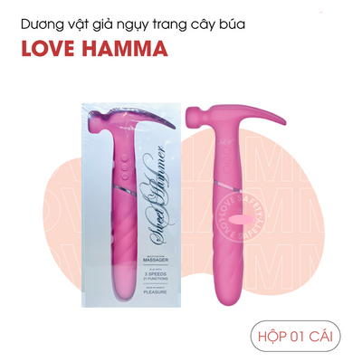 Dương Vật Giả Rung 2 Đầu Nguỵ Trang Cây Búa Love Hamma Cao Cấp