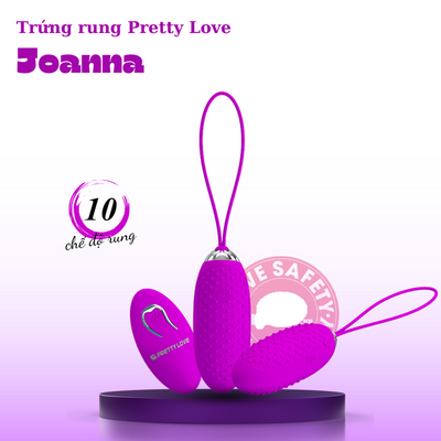 Trứng Rung 10 Chế Độ Cao Cấp Pretty Love Joanna Chính Hãng