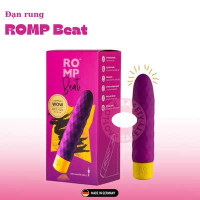 Đạn Rung ROMP Beat massage cao cấp nhiều chế độ dành cho nữ giới chính hãng