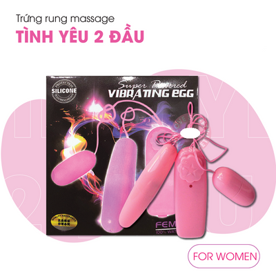 Trứng Rung Tình Yêu 2 Đầu Giá Rẻ Chất Lượng