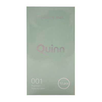 Bao cao su Quinn Pleasure Max - Gân và điểm nổi - Hộp 12 cái 378231