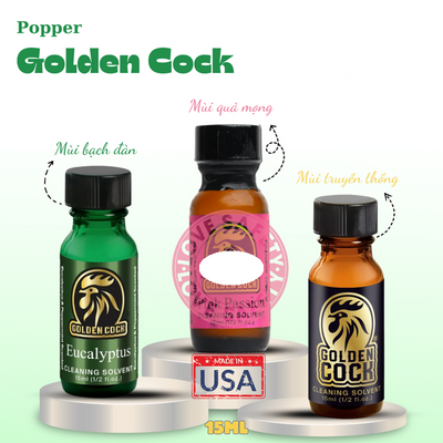 Popper Golden Cock Chai Hít cao cấp cho LGBT chính hãng
