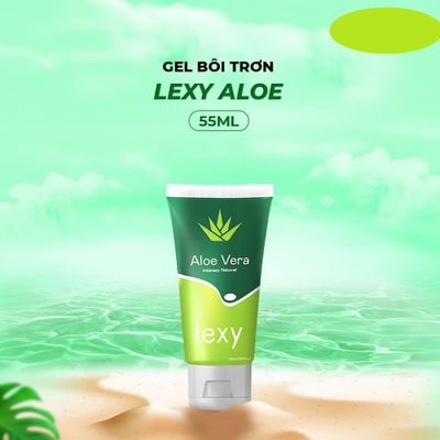 Gel tinh chất lô hội Lexy Aloe - Chai 55ml cao cấp chính hãng