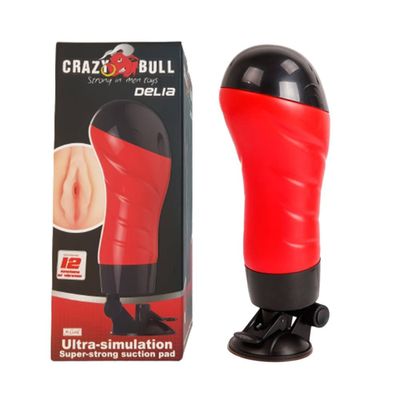 Âm đạo giả đa năng Baile Crazy Bull Red Delia (đỏ cong) 378696