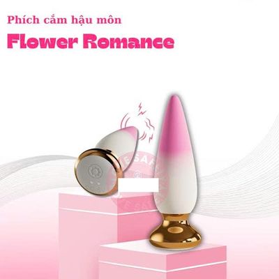 Phích Cắm Hậu Môn Rung Đa Năng 10 Chế Độ Flower Romance Trắng Hồng Xinh Yêu Cho Các Nàng Chính Hãng