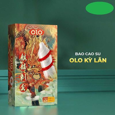 Bao cao su OLO Kỳ lân - Gai xoắn - Hộp 1 cái + 1 bi silicon 378229