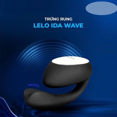Trứng rung Silicon siêu mềm Lelo Ida Wave Tích hợp 10 chế độ rung với động cơ rung kép kích thích mạnh mẽ chính hãng