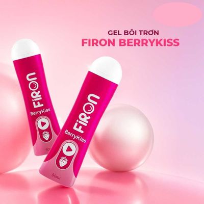 Gel trơn hương dân gốc nước Firon Berry Kiss Chai 50ml Cao Cấp Chính Hãng