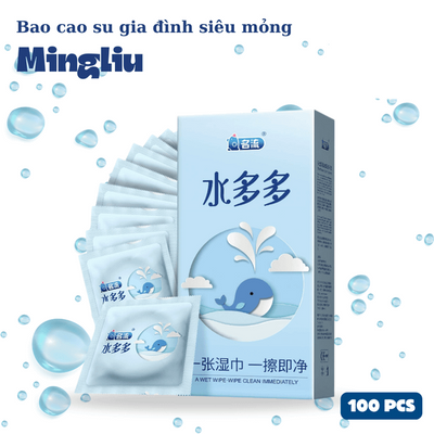 Bao Cao Su Gia Đình Siêu Mỏng Xanh MingLiu Cao Cấp Chính Hãng