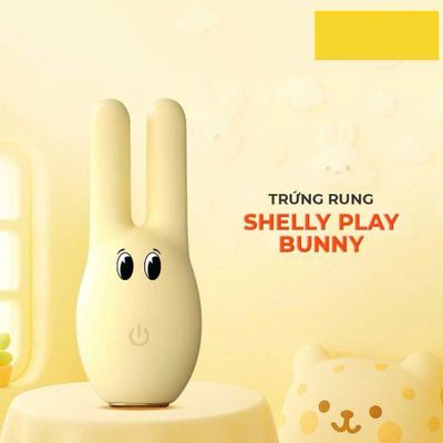 Trứng rung ngụy trang hình thỏ đáng yêu Shelly Play Bunny chính hãng