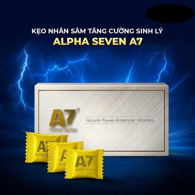 Kẹo nhân sâm tăng cường sinh lý kéo dài thời gian lâu ra Alpha Seven A7 10 viên