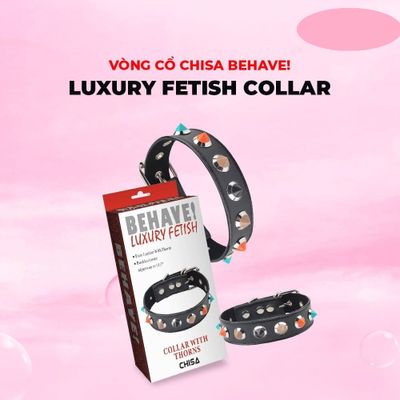 Vòng cổ có gai Chisa Behave! Luxury Fetish Collar With Thorns 382372