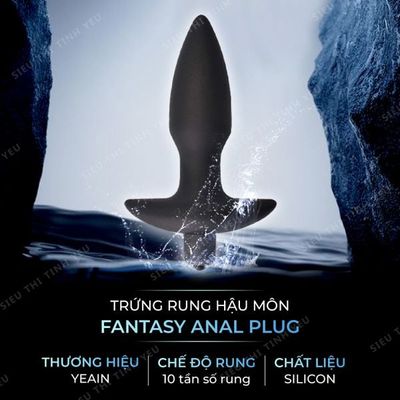 (Có Video) Trứng rung Yeain Fantasy Anal Plug 10 chế độ rung dùng pin
