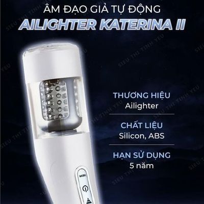 (Có Video) Âm đạo giả tự động Ailighter Katerina II rung 5 chế độ xoay ngoáy 360 độ pin sạc