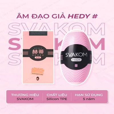 Âm đạo giả nhỏ gọn tiện dụng Svakom Hedy Pink cao cấp